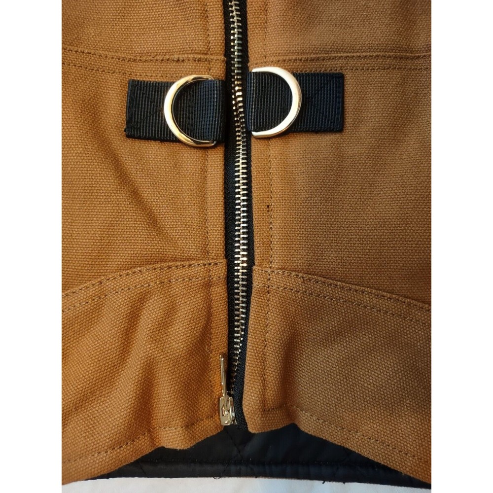 Brabtod XXL Canvas Dog Vest with D Ring Leash and Zipper Closure - Picture 3 of 11